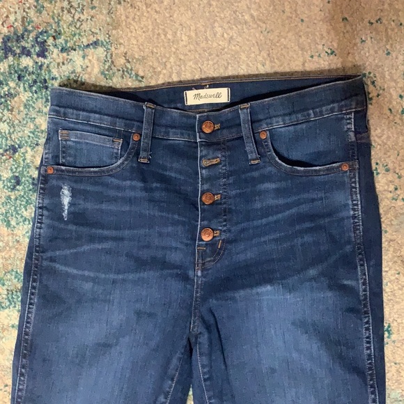 Madewell 10” high rise skinny jeans - Picture 4 of 6
